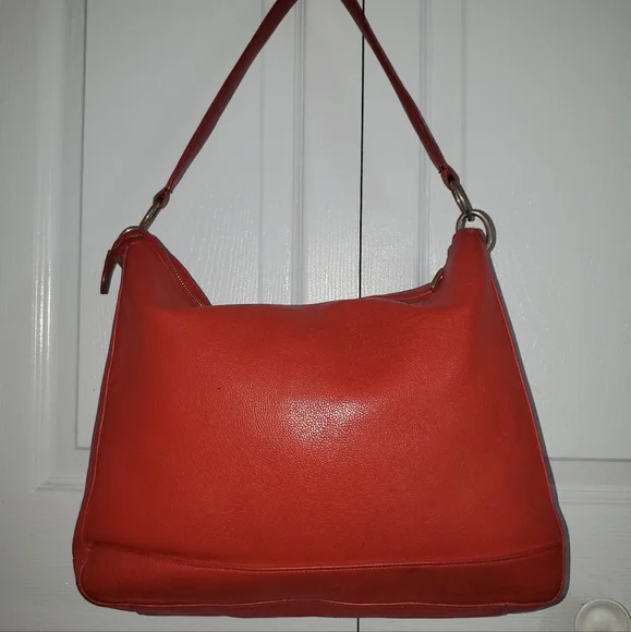 MCM AUTH. HOBO Rare(Germany) GENUINE LEATHER SHOULDER BAG